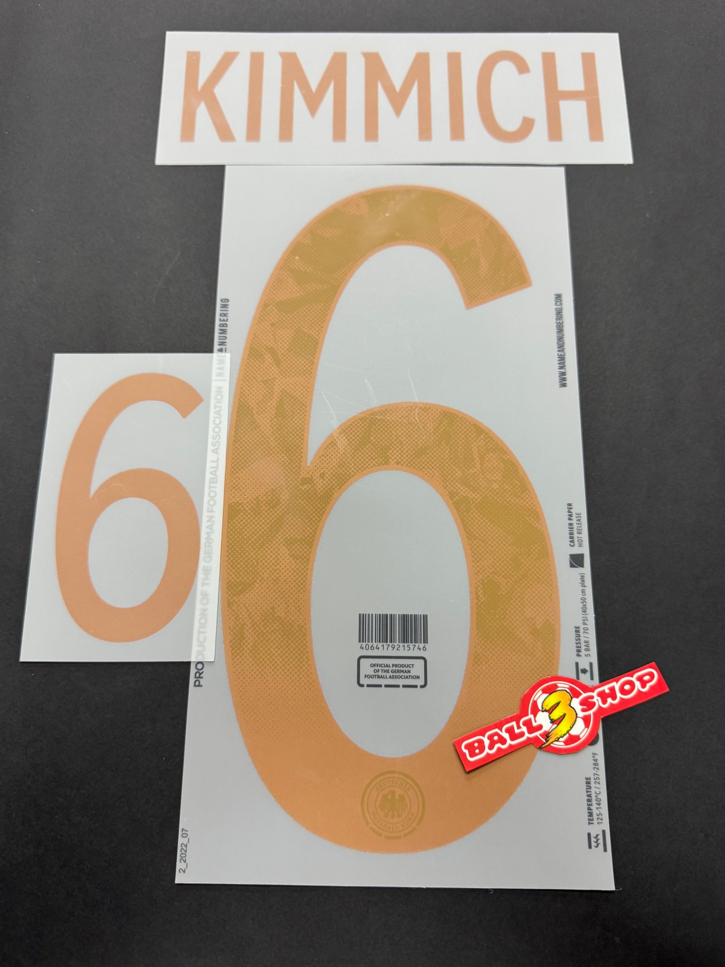 2022 德國國家隊作客印字 (不含球衣)