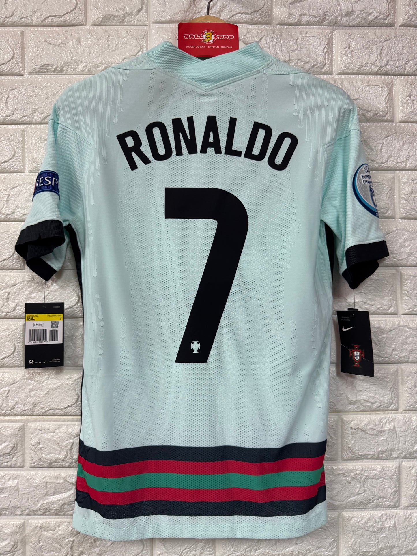 2020-21 葡萄牙作客7 RONALDO"球員版"球衣