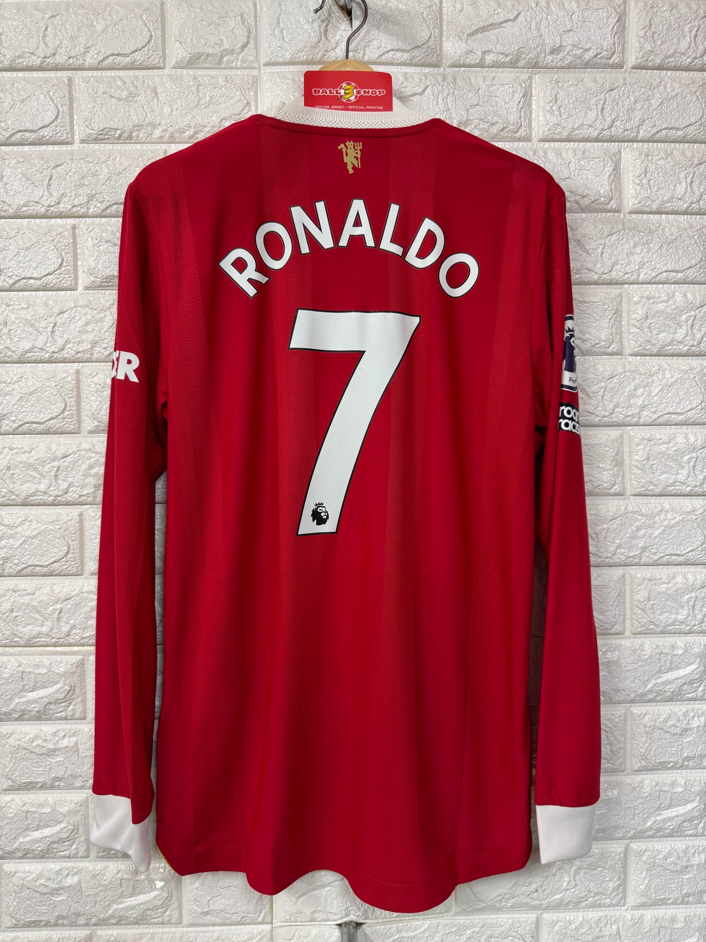 2021-22 曼聯主場長袖"球員版" 7 RONALDO 球衣