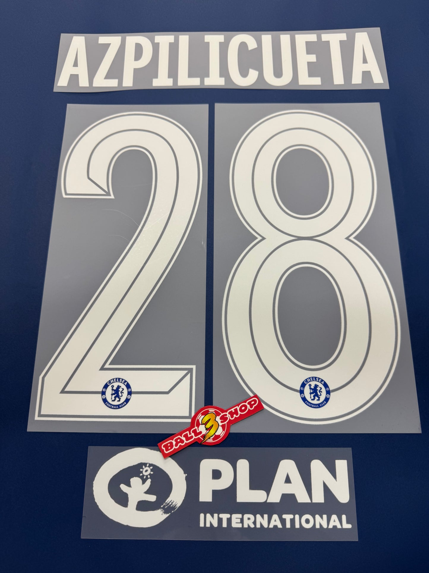 2020-21 車路士主場盃賽印字+ PLAN 廣告 ( 內含各名字選擇)