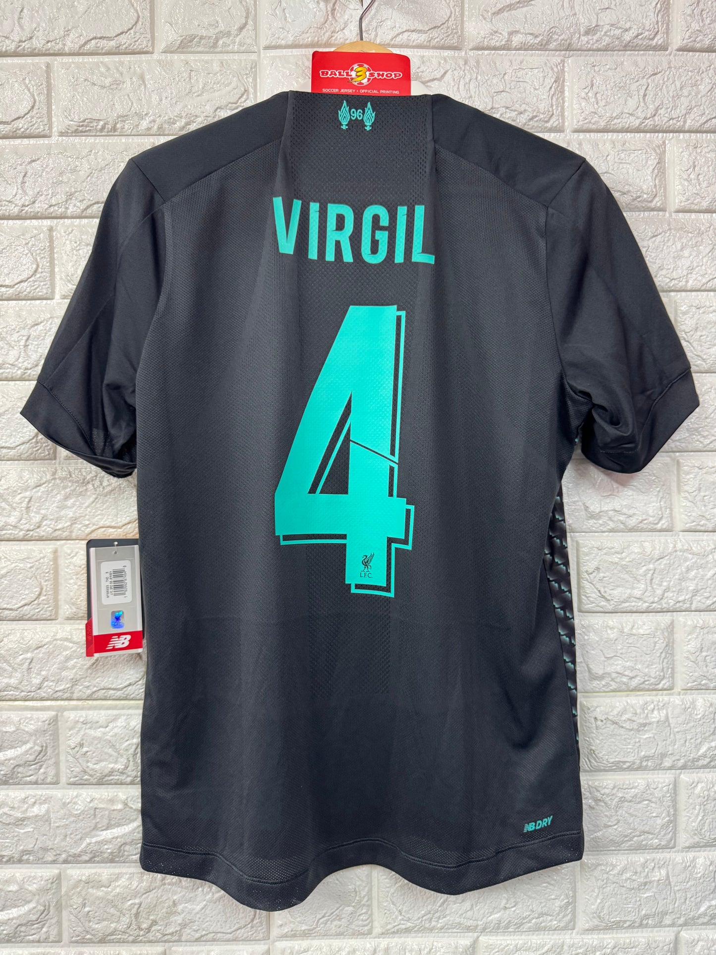 2019-20 利物浦第三作客盃賽字 4 VIRGIL 球衣