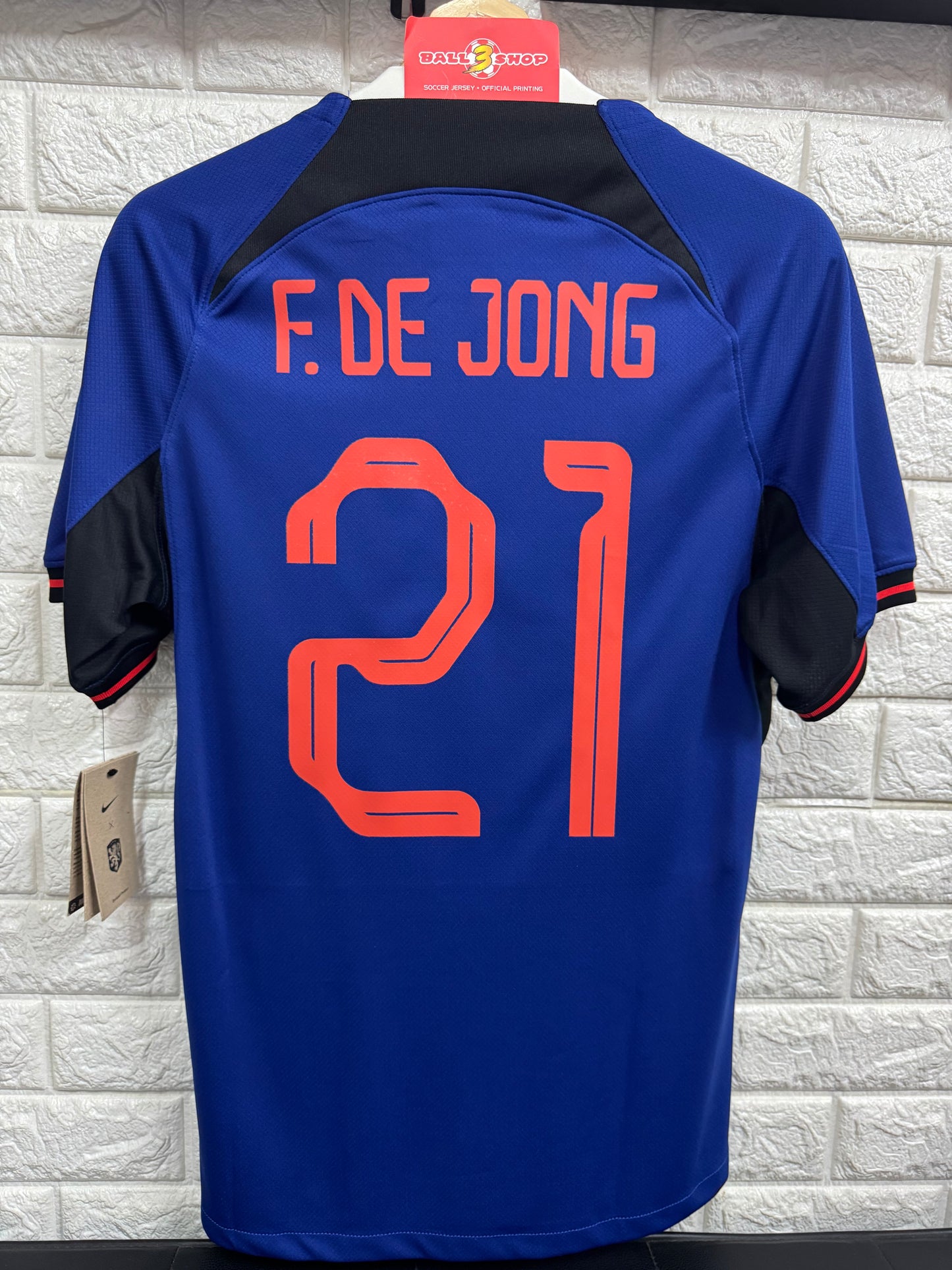 2024 荷蘭作客 21 DE JONG 球衣