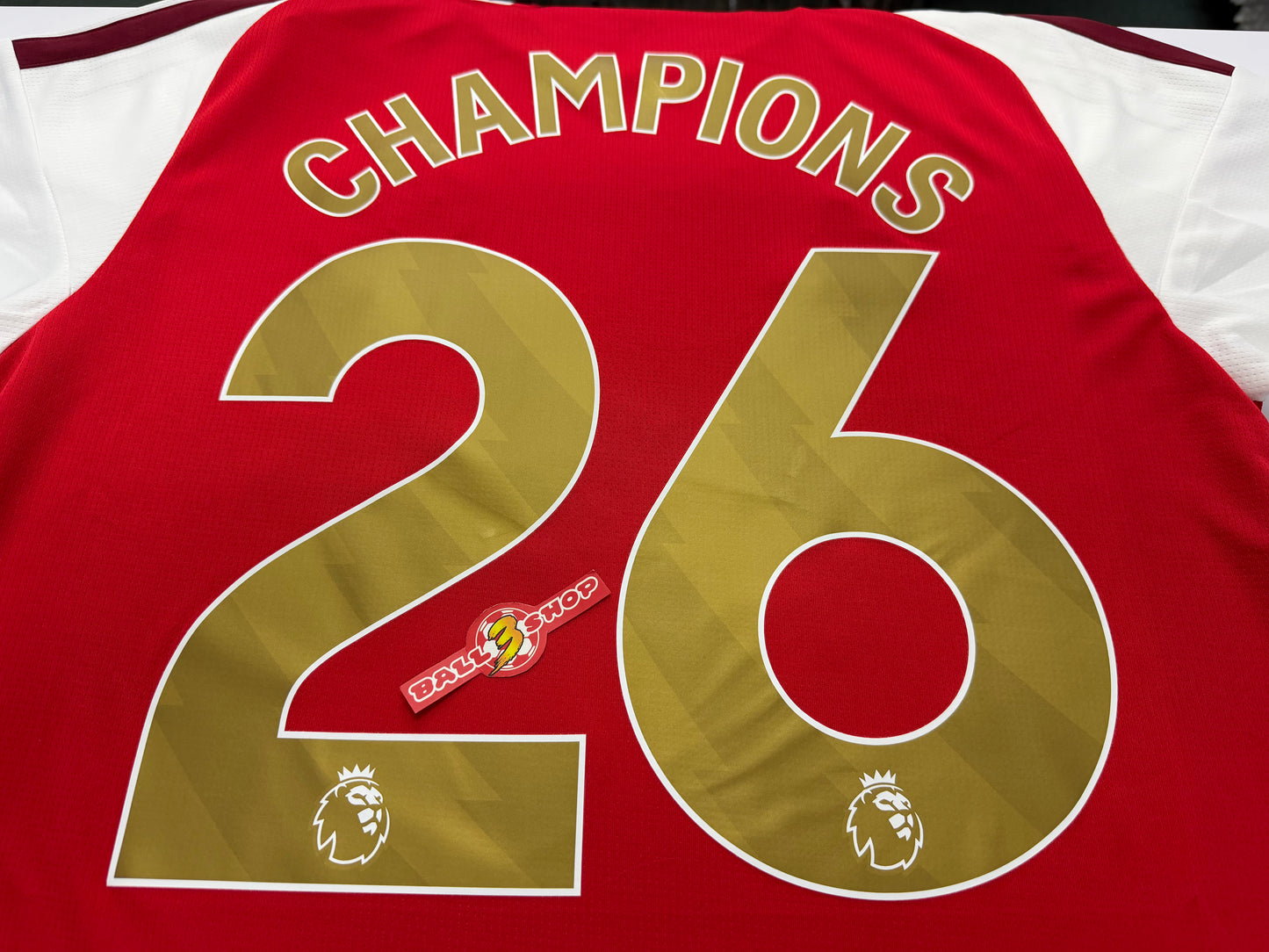 英超26 CHAMPIONS 金字
