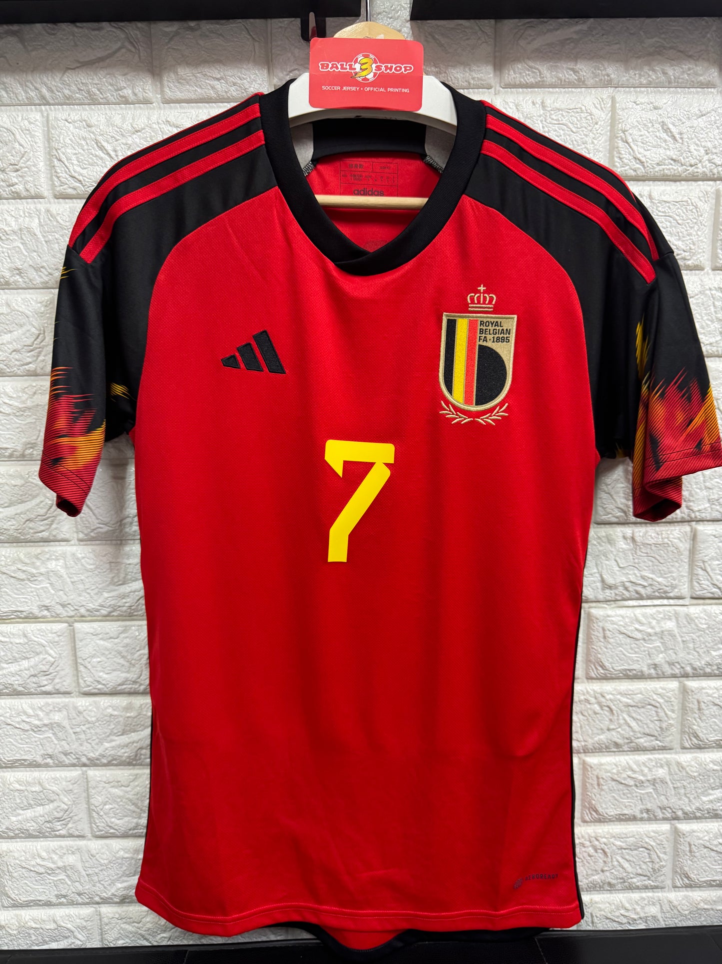 2022  比利時主場 7 DE BRUYNE 球衣