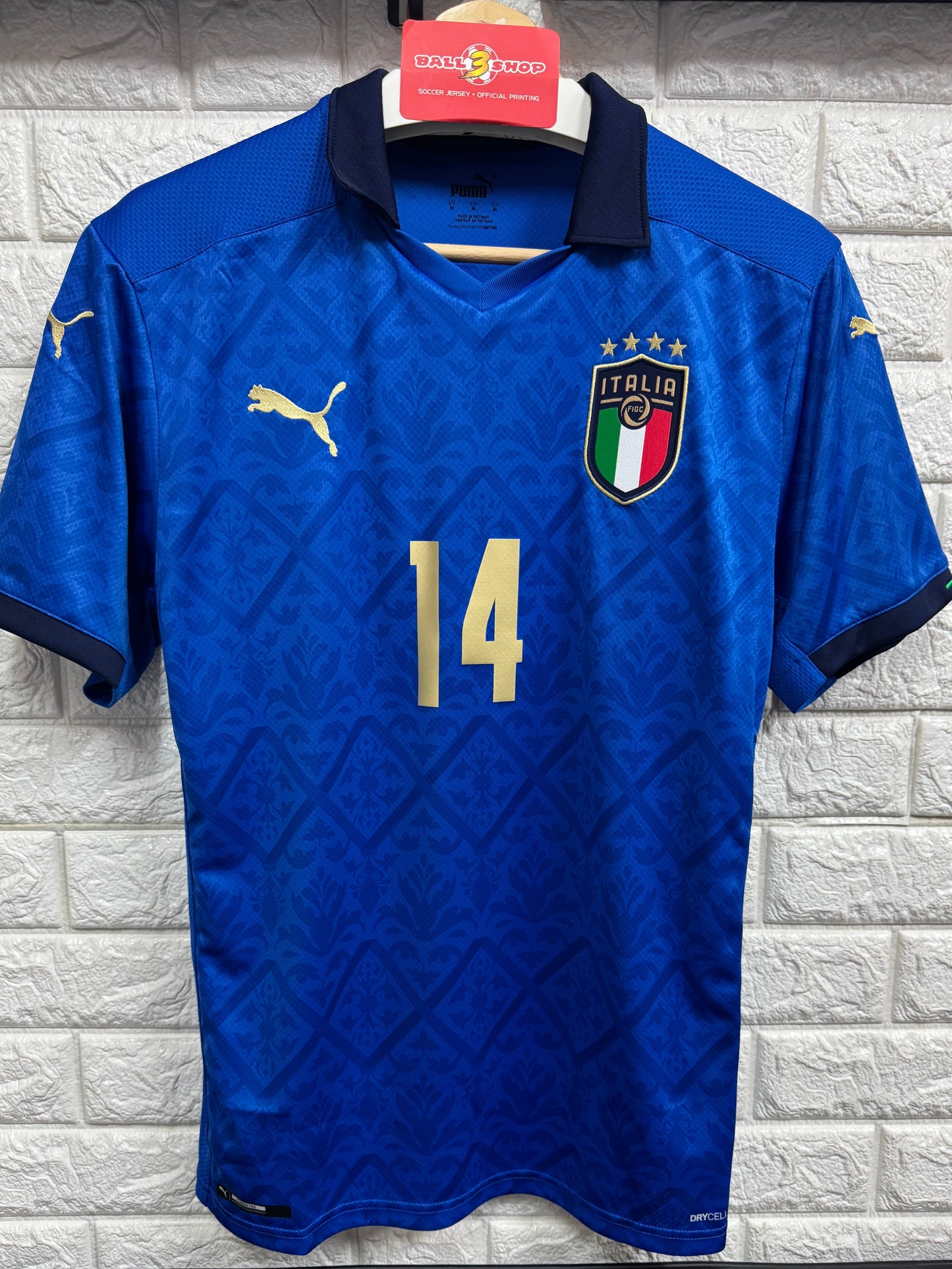 2020  意大利主場 14 CHIESA  球衣