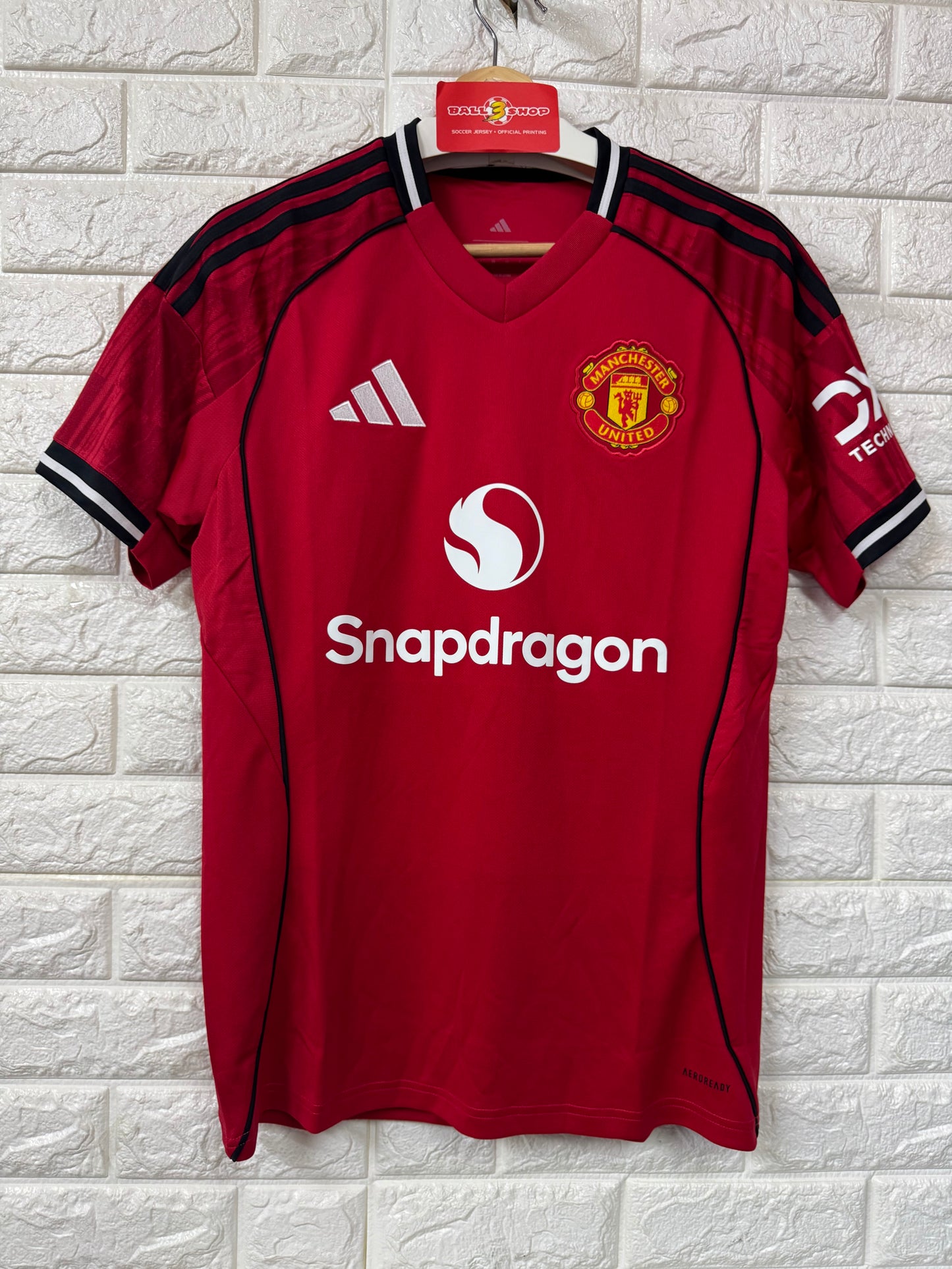 2025-26  曼聯主場 7 SIR DAVID 印字球衣