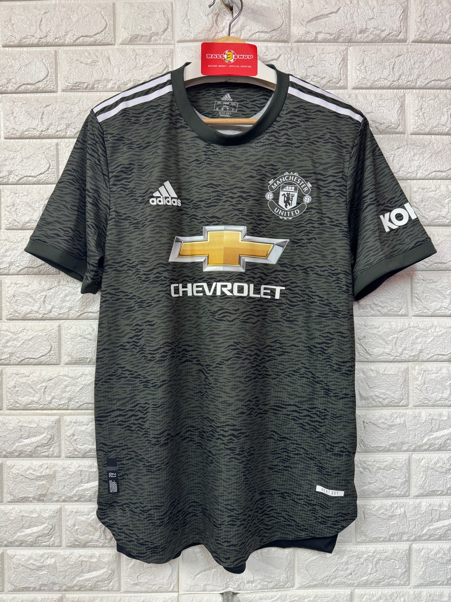 2020-21  曼聯作客"球員版"球衣