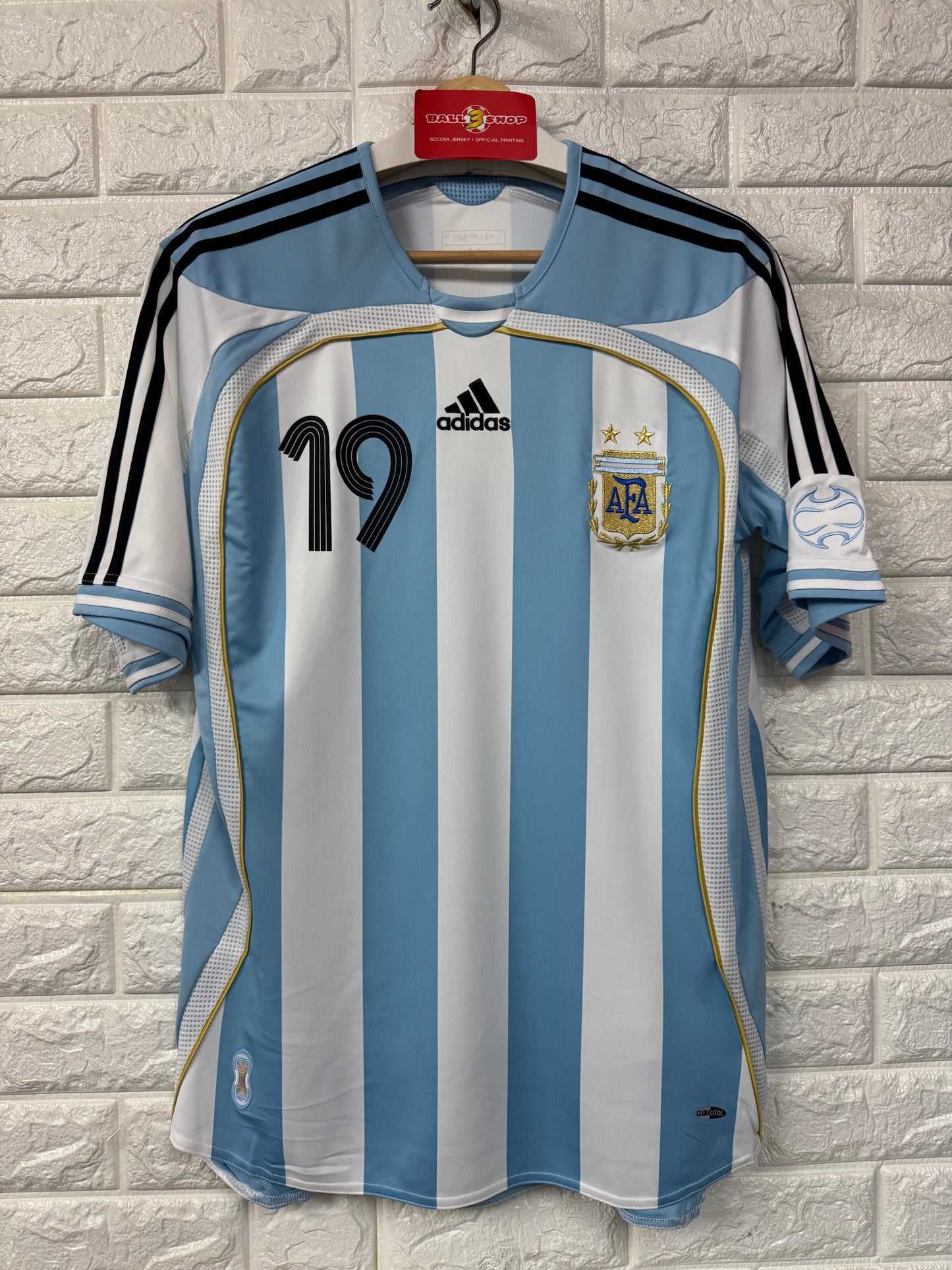2006 阿根廷主場 19 MESSI 復刻球衣