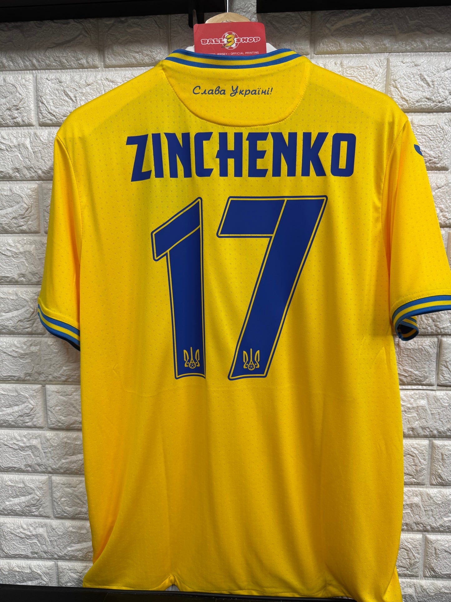 2022 烏克蘭主場 17 ZINCHENKO 球衣