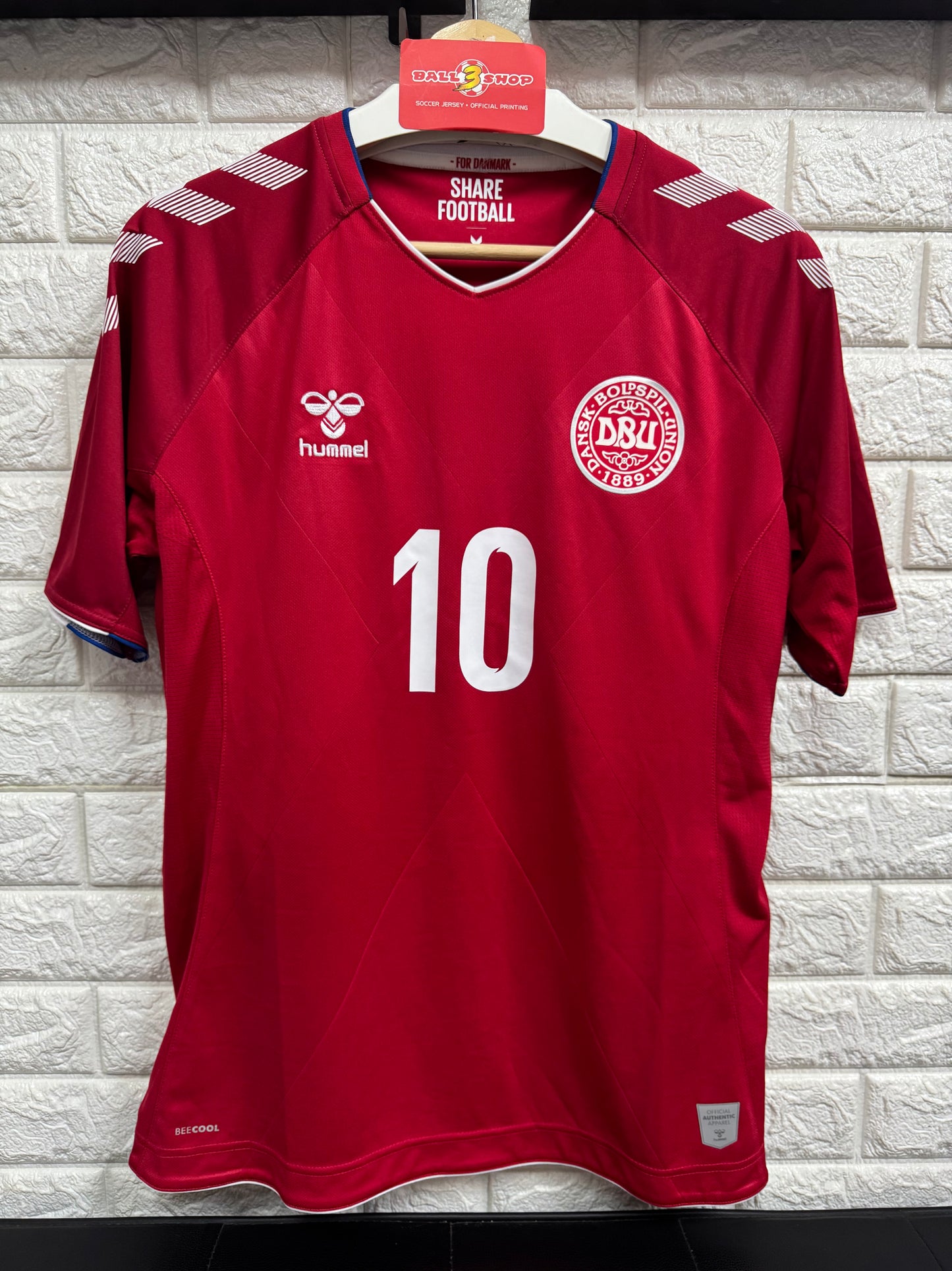 2020 丹麥主場 10 ERIKSEN 球衣