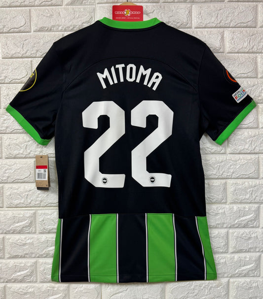 2023-24 白禮頓歐霸作客 22 MITOMA 球衣