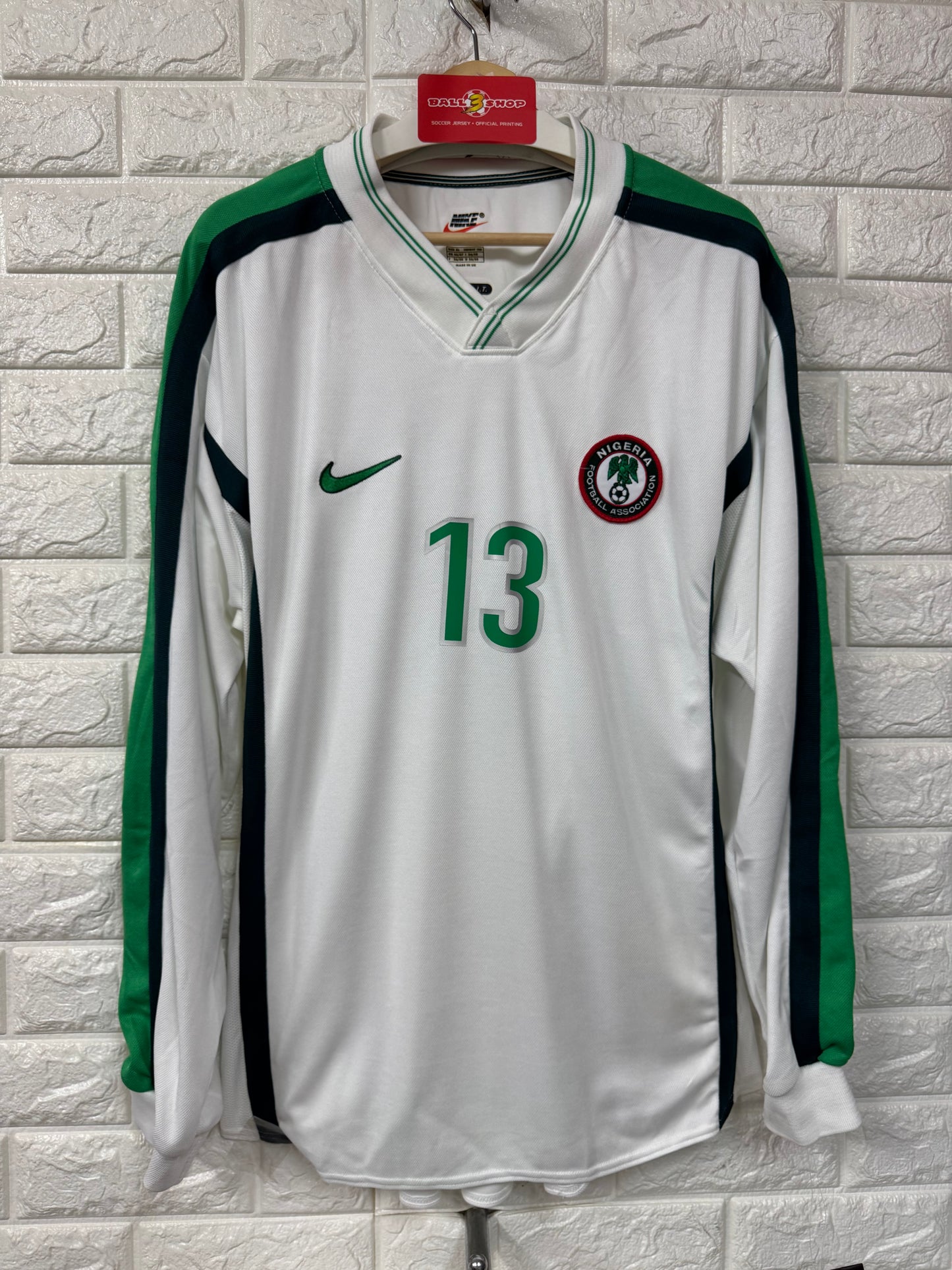 1998 尼日尼亞作客長袖"球員版"球衣