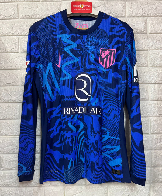 2024-25 馬德里體育會第三作客更衣室長袖球員版球衣