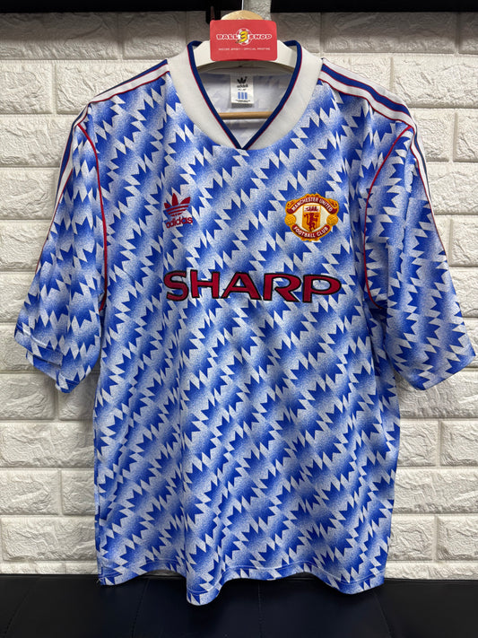 1992 adidas 三葉草曼聯作客短袖/長袖連號碼球衣 （預訂）