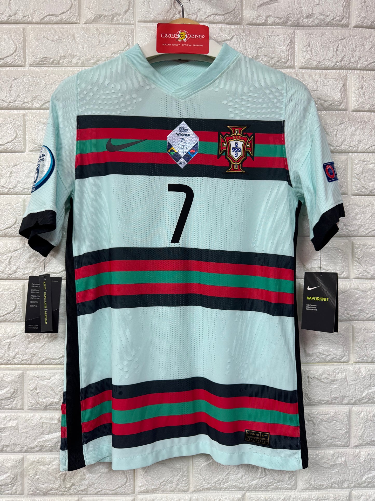 2020-21 葡萄牙作客7 RONALDO＂球員版＂球衣