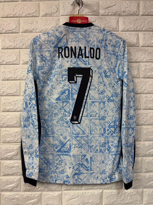 2024 葡萄牙作客長袖7 RONALDO"更衣室球員版"球衣