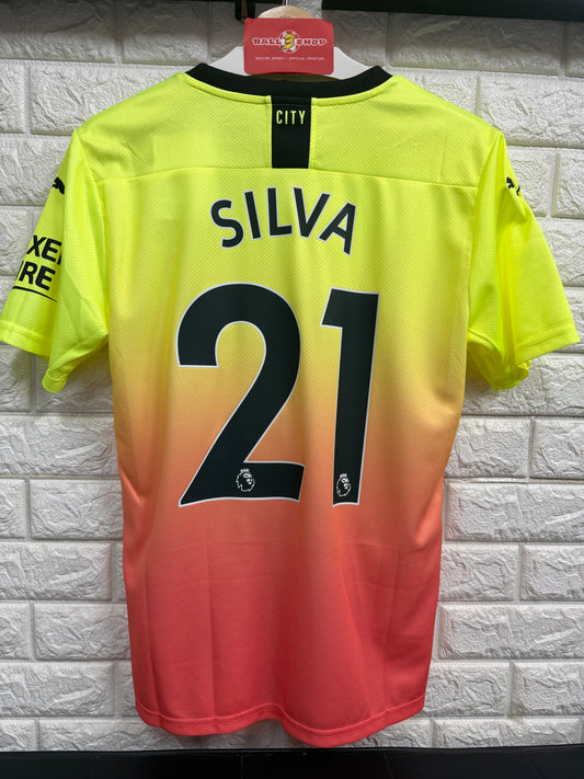 2019-20曼城作客 Silva 球衣
